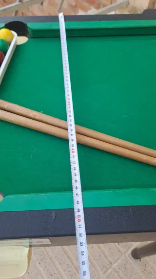 Mesa de billar infantil con accesorios