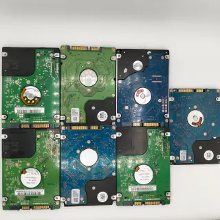 Lote 7 Discos Duros 2.5" (Mix 1.5TB) Salud 100%