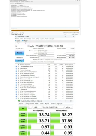 Lote 7 Discos Duros 2.5" (Mix 1.5TB) Salud 100%