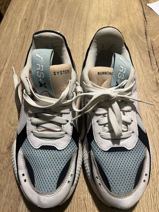 Zapatillas Puma RS-X Blancas y Azules