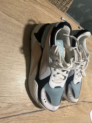 Zapatillas Puma RS-X Blancas y Azules
