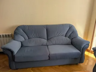 Conjunto de sofá y 2 sillones de tela