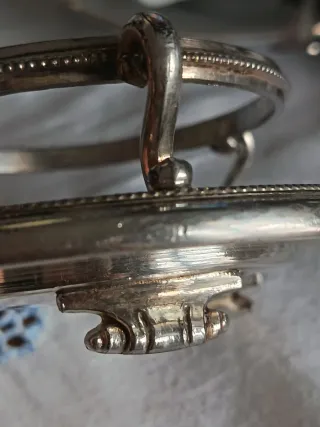 Sottobottiglia antico Inglese Silver Plated