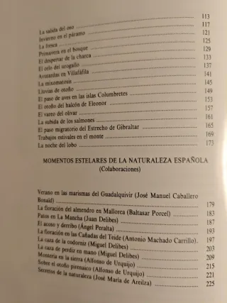 Momentos estelares de la naturaleza española