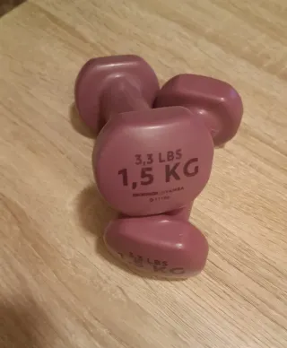 Mancuernas 1.5kg (3.3LBS) Decathlon