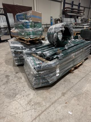 Tubos metálicos para vallas