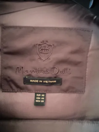 Cazadora Massimo Dutti Marrón Talla S