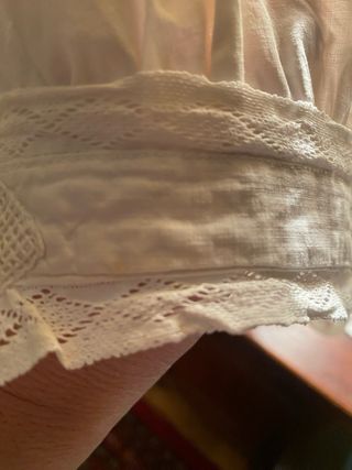 Cuffia antica in pizzo