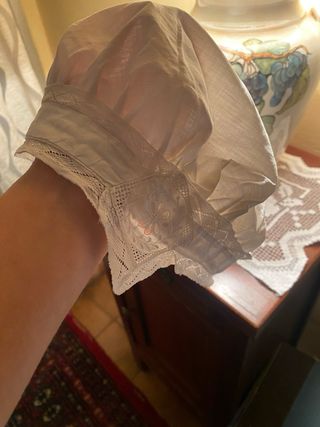 Cuffia antica in pizzo