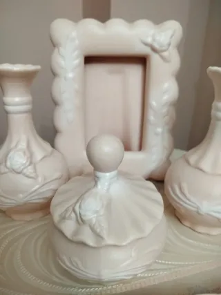 Juego de tocador vintage