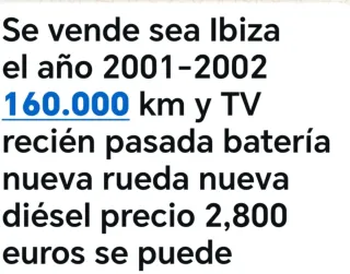 SEAT Ibiza 2002.motor 1900 SDI