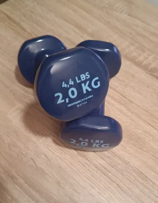 Mancuernas 2kg (4.4 LBS) Decathlon