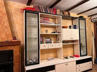 Mueble comedor DM blanco y negro