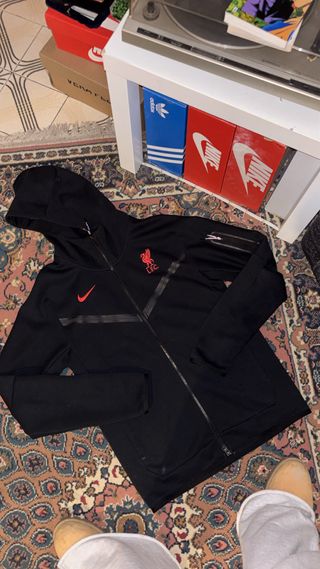 Tuta Nike Tech Liverpool Uomo Nera