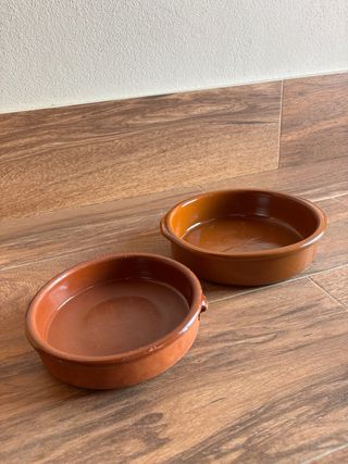 Set de 2 cazuelas de barro