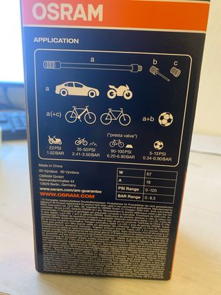 Inflador Osram TYREinflate 2000