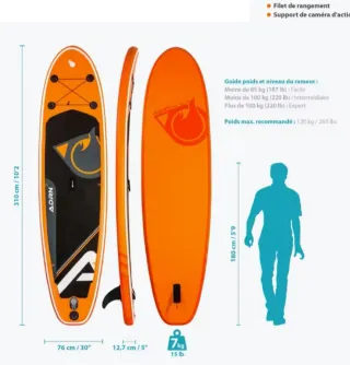 Tabla  ADRN Paddle Surf pack