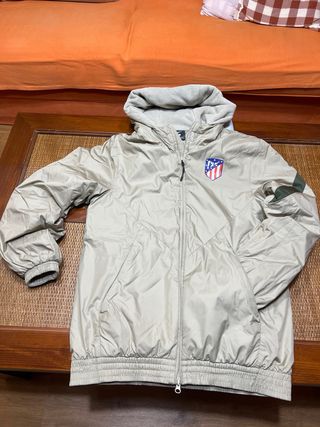 Abrigo plumón Nike Beige, Verde con Capucha