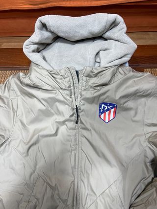 Abrigo plumón Nike Beige, Verde con Capucha