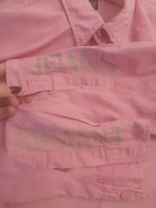 Camicia Uomo Armani Jeans Rosa