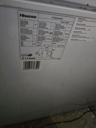 Congelador Hisense 250L