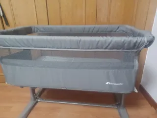 Minicuna colecho gris