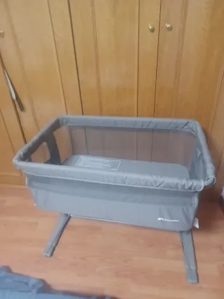 Minicuna colecho gris