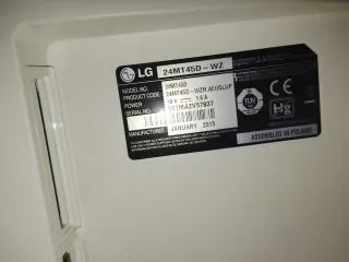 Monitor TV LG Blanco