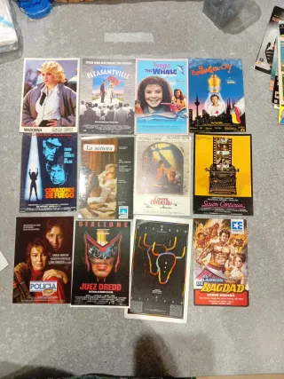Lote 89 postales, programas etc... De cine