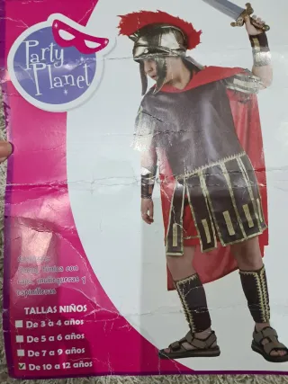 Disfraz Romano Infantil Talla 10-12