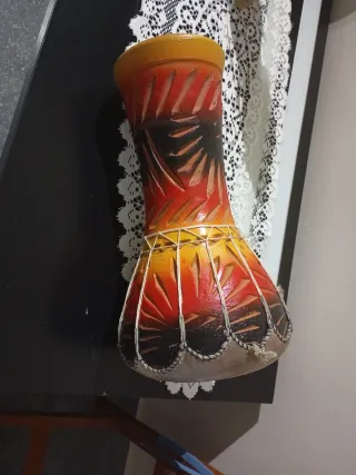 Tambor Timbal con diseño de camello y palmera