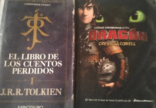Lote 2 cuentos perdidos Tolkien. Entrenar Dragón.