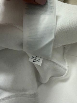 Felpa Nike bianca uomo