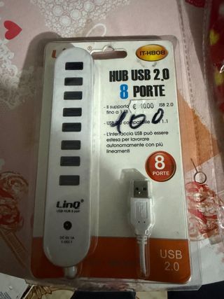 Hub USB 2.0 8 Porte LinQ