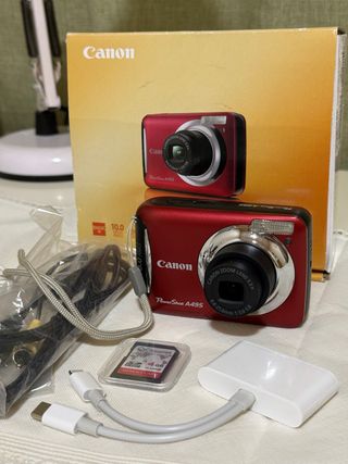 Cámara Digital Canon PowerShot A495 Roja
