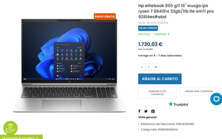 Portátil HP EliteBook 865 G11 16 Ryzen A ESTRENAR