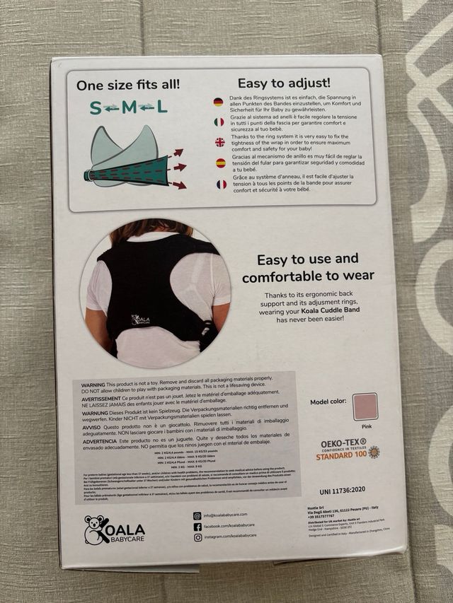 Portabebés Koala Babycare Rosa