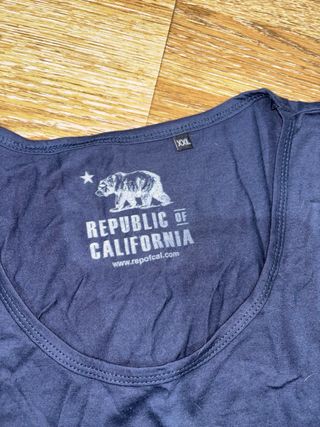 Republic of California Camiseta sin Mangas Azul