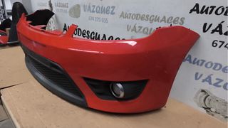Paragolpes delant Rojo+Calandra Ford Fiesta S/ST