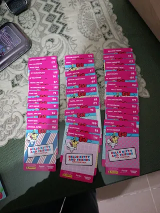 Cartas Hello Kitty y Friends Panini