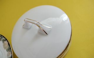 Mantequillera Bavaria Porcelana Flores