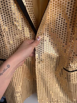 Americana Lentejuelas Doradas