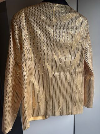 Americana Lentejuelas Doradas