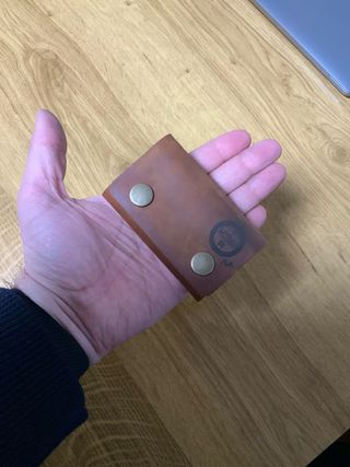 Billetera/Tarjetero cuero vaca