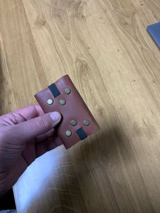 Billetera/Tarjetero cuero vaca