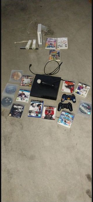 Consola Wii Blanca + Juegos + Mandos