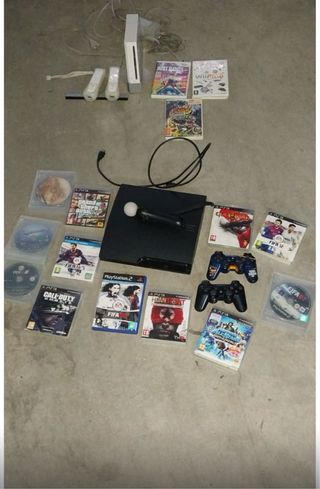Consola Wii Blanca + Juegos + Mandos