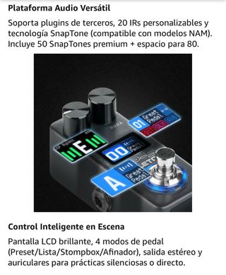 Valeton GP-5 Pedalera Procesador Multiefectos