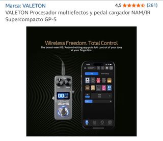 Valeton GP-5 Pedalera Procesador Multiefectos