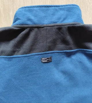 Chaqueta Forro Polar Adidas Original azul y negro